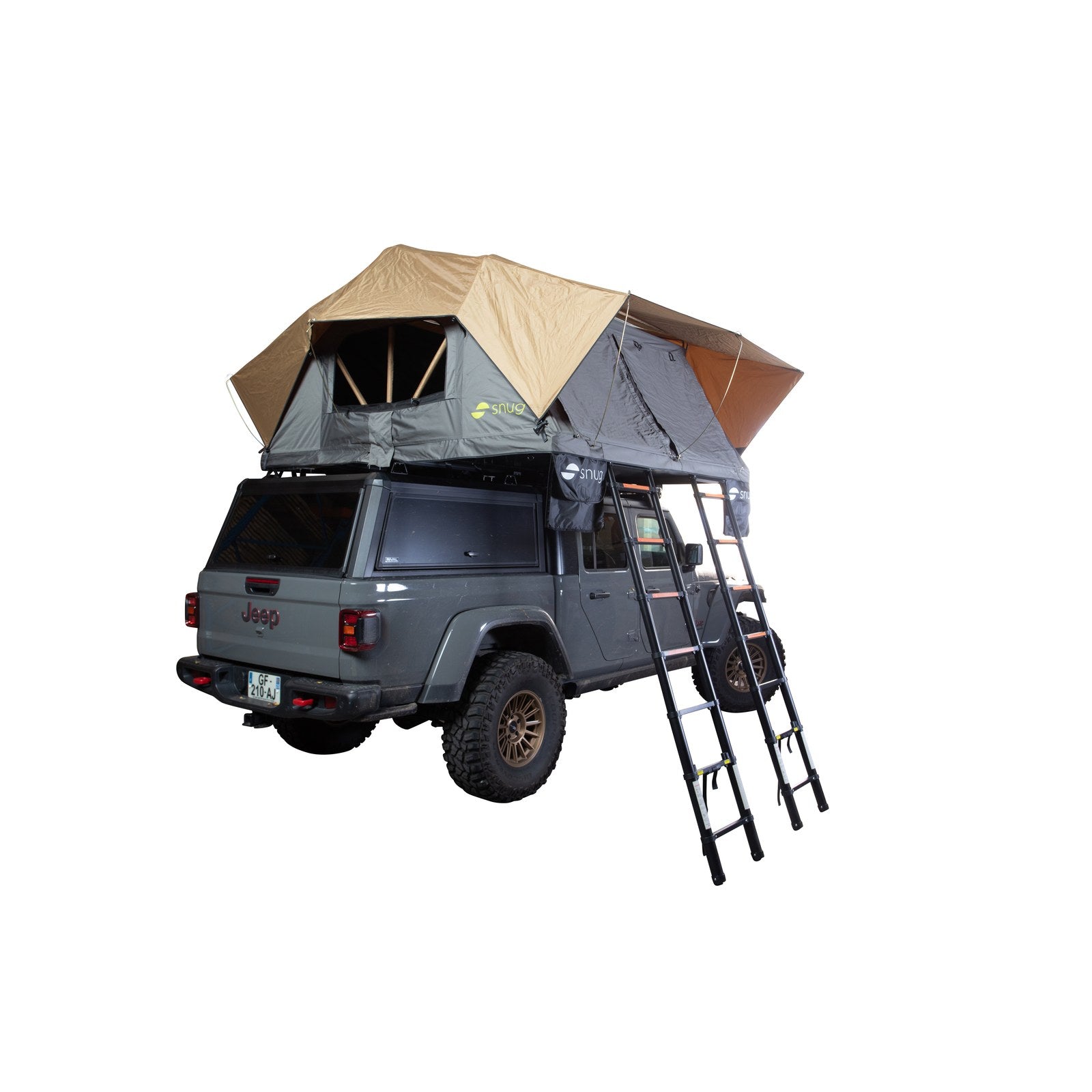 Tente de toit souple Snug Appalaches XXL 5 places – Ford Ranger 4x4 – vue 7
