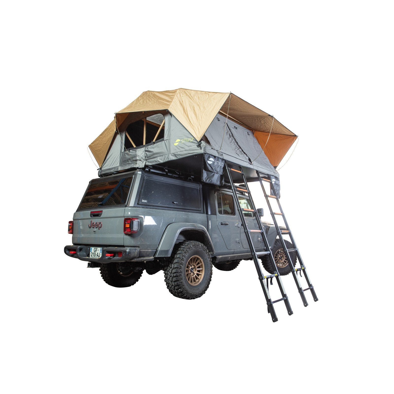 Tente de toit souple Snug Appalaches XXL 5 places – Ford Ranger 4x4 – vue 8