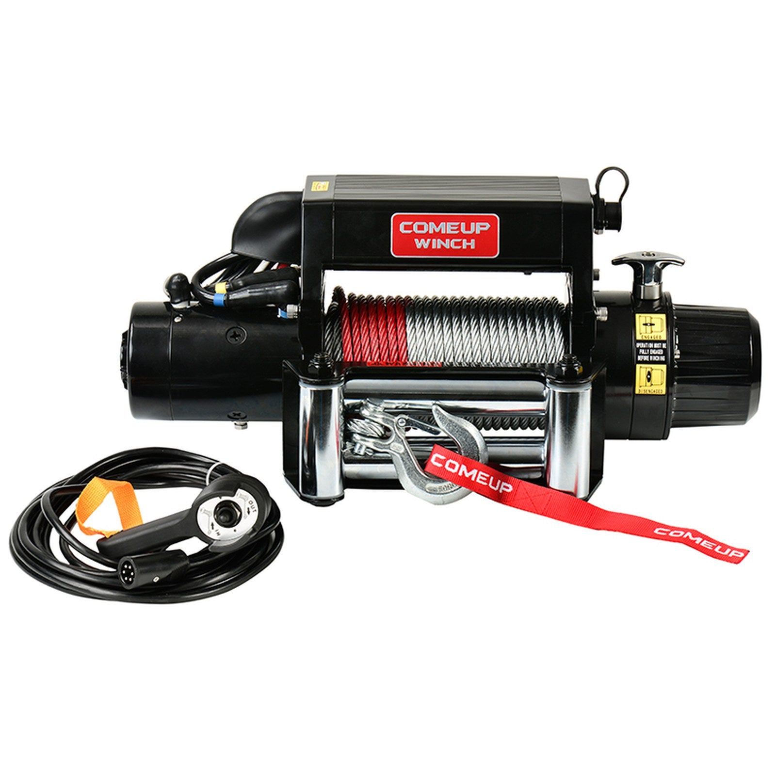 Treuil ComeUp DV 9I (4082 kg) 12V câble acier – Ford Ranger 4x4