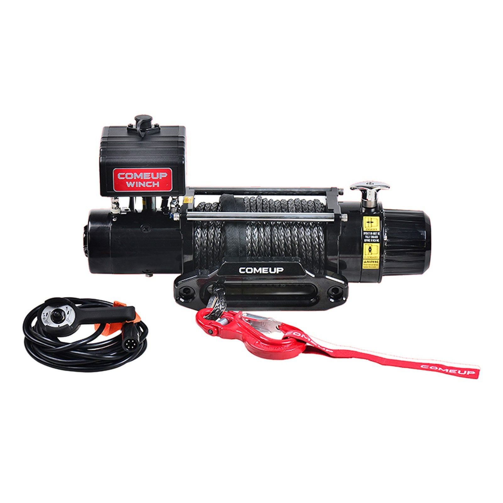 Treuil ComeUp DV 9S (4082 kg) 12V corde synthétique – Ford Ranger