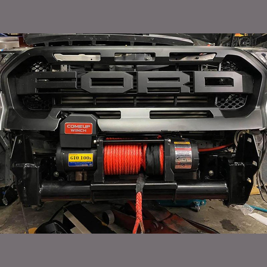 Treuil ComeUp GIO 100S (4536 kg) 12V corde synthétique – Ford Ranger – vue 1