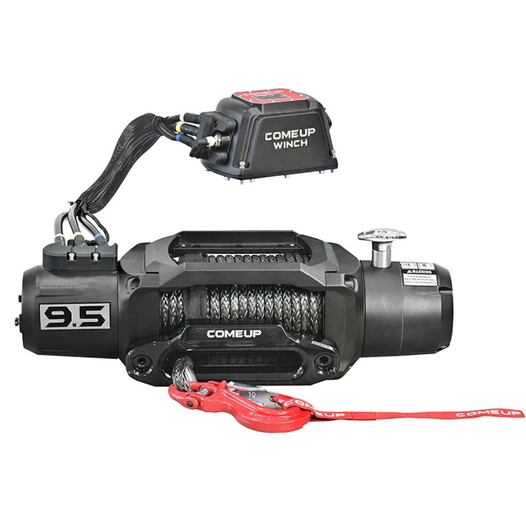 Treuil COME UP Solo 9.5RS 4309 kg 12V corde synthétique – Ford Ranger 4x4 – vue 4