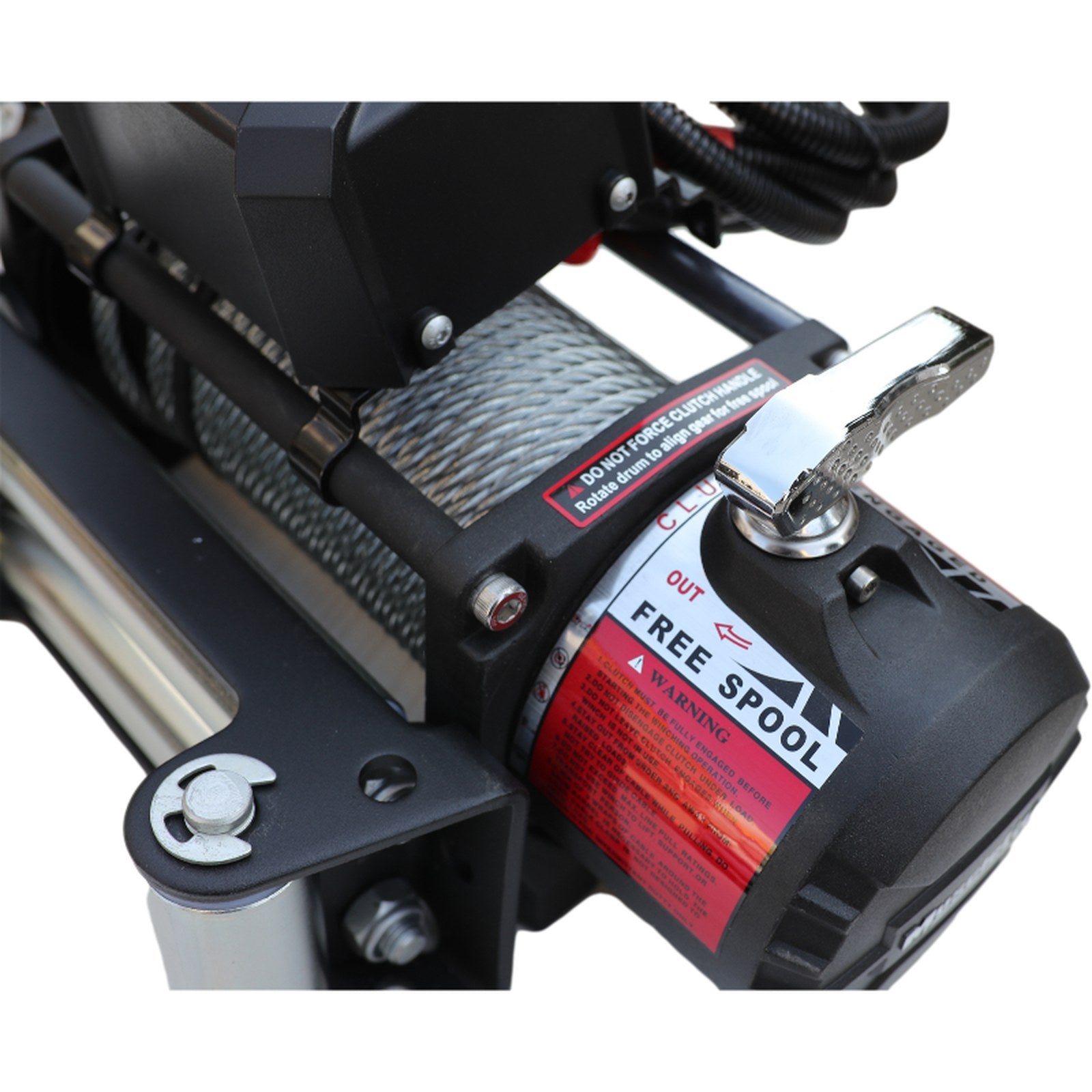 Treuil T-MAX EW9500 MuscleLift 4309 kg câble acier – Ford Ranger 4x4 – vue 1