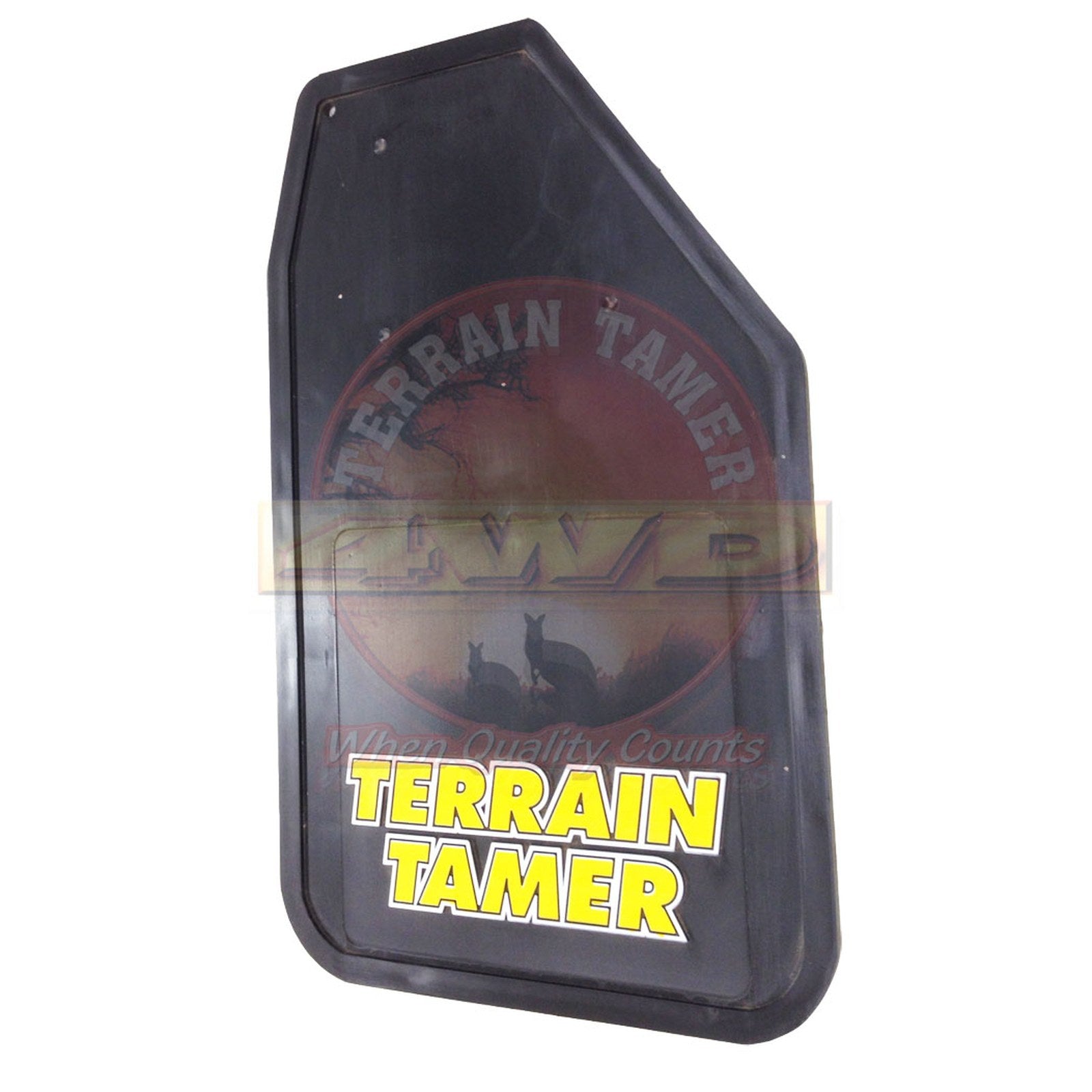 Tt mud flap pair large 19" x 11" (485mm x 280mm ) Terrain Tamer Ford Ranger